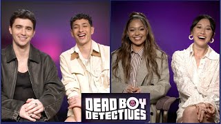 DEAD BOY DETECTIVES Cast Interview George Rexstrew Jayden Revri Kassius Nelson Yuyu Kitamura [upl. by Lorola]