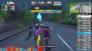 Zwift Academy 2024  Race 2 B on Duchy Estate in Yorkshire [upl. by Atinihs]