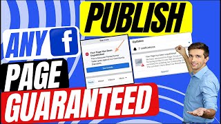 Your Page Has Been Unpublished By Facebook 2024  The Correct Solution To Publish Facebook Page [upl. by Duaner]