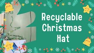 Recyclable Christmas Hat [upl. by Bush]