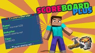 Minecraft Plugin Tutorial ScoreboardPlus [upl. by Kreiner]