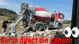 TURNAM BETON DIRECT CU CIFA in fundatia de la gard [upl. by Roldan]