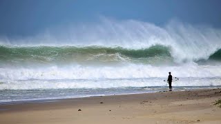 J Bay Explodes💥 Biggest Swell in History [upl. by Aihn]