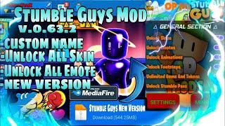 Stumble Guys Mod Menu Apk 064 Emotes Skins Level  Stumble Guys 064 Mod Apk Gameplay [upl. by Nihcas416]