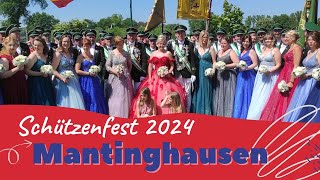 Schützenfest 2024 Mantinghausen [upl. by Nerrawed906]