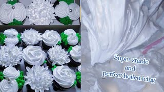 Boiled icing easy frosting [upl. by Yrtnahc66]