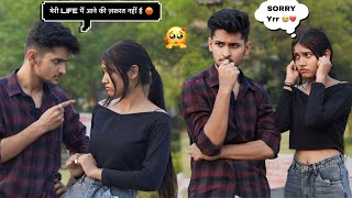 ANGRY PRANK ON RUHI 😱  ये मैंने क्या कर दिया 😥😭  Harshit PrankTv [upl. by Acessej391]