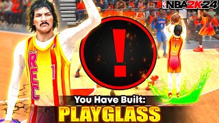 67 PLAYMAKING GLASS CLEANER BUILD is A TRIPLE DOUBLE in The REC in SEASON 5 of NBA 2K24 [upl. by Aja]