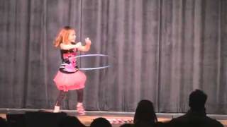 Natalies kindergarten talent show Hula hoop [upl. by Jennica]