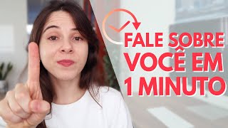 RESPONDENDO A PERGUNTA FALE SOBRE VOCÊ NA ENTREVISTA DE EMPREGO  EXEMPLO DO QUE FALAR [upl. by Namad]