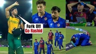 Aiden Markram misbehaved when Rashid Khan and Afghanistan players crying after lost T20 Semi Final [upl. by Peppie]