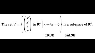 What is a Subspace Passing Linear Algebra [upl. by Cacilie]