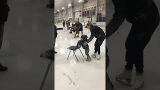 Learning how to ice skate for the first time [upl. by Rosalyn]