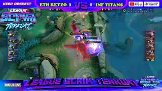 KUALIFIKASI LST S4 ETH KEYZO VS INFERNO TITANS MATCH 1 [upl. by Ayatal]