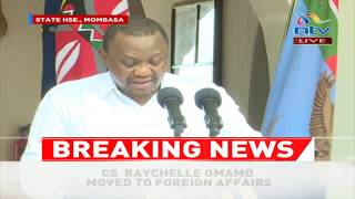 President Uhuru fires CS Mwangi Kiunjuri  Cabinet Reshuffle [upl. by Art]