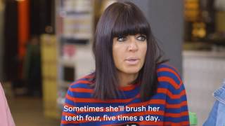 Claudia Winkleman shares her parenting little white lies [upl. by Emoraj]