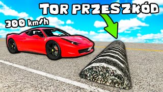 ❄️ WYŚCIGI SUPERSAMOCHODÓW NA PRZESZKODACH  BeamNG Drive [upl. by Mala]