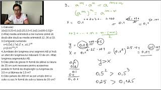 Model de teză matematica clasa a 5 asemestrul al II lea [upl. by Aserehc671]