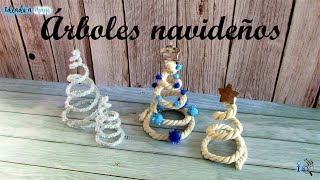 CÓMO HACER ÁRBOLES DE NAVIDAD ORIGINALES MUY FÁCILES [upl. by Ingaberg]