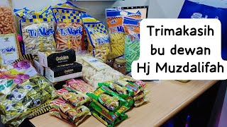 Wow Melimpah Dikirimin Cemilan Sama Hj Muzdalifah Bu Dewan Langsung Unboxing  vlog [upl. by Prosperus]