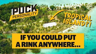 Where would YOU put a hockey rink 🏒🏝🗻 Puck Personality [upl. by Aerdnac]