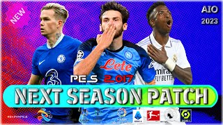 PES 2017 NEXT SEASON PATCH  PATCH 2023 [upl. by Mckeon129]