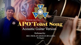 Alpha Phi Omega Toast Song Guitar Accoustic [upl. by Darooge]