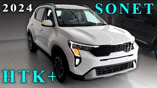 KIA Sonet HTK 2024  Features  Price  Mileage  Interior  Exterior [upl. by Sokim]