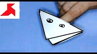 How to make a croaking frog out of A4 paper with your own hands [upl. by Acinnad]