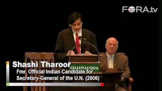 Barack Obama and the American Global Image  Shashi Tharoor [upl. by Ahsirk]