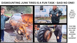 Dismounting Junk Tires is Fun  SAID NO ONE [upl. by Artied]