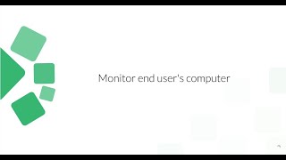 How to monitor the end users computer using Remote Control [upl. by Nolyat222]