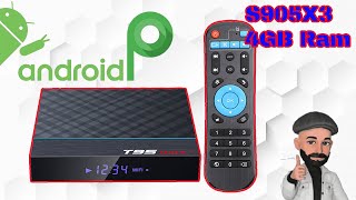 T95 Max Plus Android 9 Tv Box S905X3 Unboxing Test Top Android Box [upl. by Eeramit627]