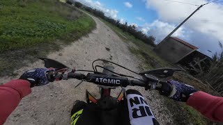 POV PIT BIKE 190CC ATOMIC FULL GAZ PORTUGAL [upl. by Lesab308]