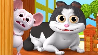 Meow Meow Billi Karti  Kids Poems In Hindi  Hindi Balgeet  म्याऊँ म्याऊँ  Super Kids Network [upl. by Htebazil258]