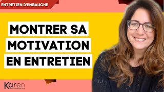 6 conseils pour montrer sa motivation en entretien dembauche [upl. by Menard]