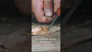 Ferrocerium rod fire tips to succeed [upl. by Yrekaz]