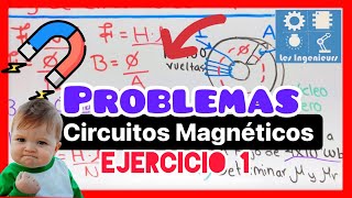 ✅CIRCUITOS MAGNÉTICOS Ejercicio 1👉BIEN EXPLICADO😎💯👈  Máquinas eléctricas [upl. by Airotal]