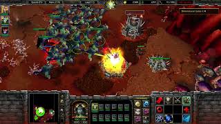 Warcraft III How powerful of Naga Air Force  Naga Couatl vs Three 3x Fel Orc 娜迦飞蛇 vs 三个邪恶兽族 [upl. by Yrogreg]