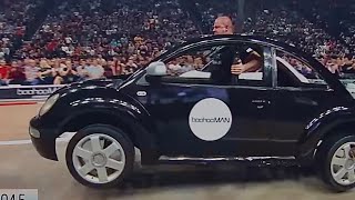 ‘CAR WALK’ WORLD RECORD by Strongman Mateusz Kieliszkowski [upl. by Allsopp]