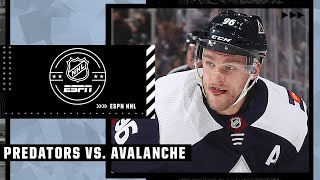 Nashville Predators at Colorado Avalanche  Full Game Highlights [upl. by Ternan]