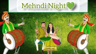 mehndi ki Raatthe wedding mehndi Night Vlog💚 Emaan malik 2nd Vlog [upl. by Ahsinac]