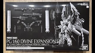 Unboxing ASMR  Divine Expansion Set for Unicorn Gundam Perfectibility [upl. by Navannod327]