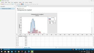 Histograma con Minitab [upl. by Aglo575]