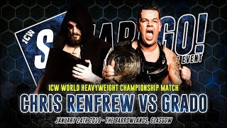 Full Match  Chris Renfrew vs Grado  ICW World Heavyweight Championship [upl. by Giamo]