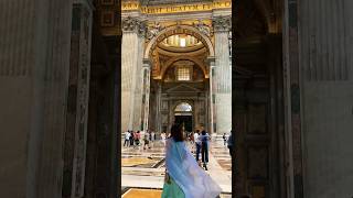 Inside Vatican City’s Iconic Masterpiece St Peter’s Basilica 🕍🇻🇦StPetersBasilica VaticanCity [upl. by Ykceb]