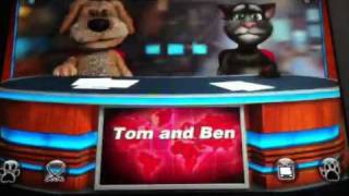 Talking tom and ben news app review [upl. by Rennold832]