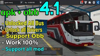 Bus Simulator Indonesia V41 apk  obb Unlock All Bus and All Drives Unlimited Money [upl. by Molly]