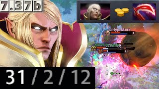 INVOKER DESOLATOR 31 KILLS STOMP  NEW PATCH 737b INVOKER GAMEPLAY [upl. by Dale101]