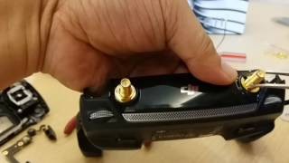 DJI with ALIENTECH antenna signal booster 大疆御MAVIC PRO加装火星人PLUS增距天线改装遥控器 [upl. by Maida938]